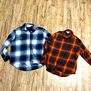 Old navy long sleeve flannel shirts sz Small